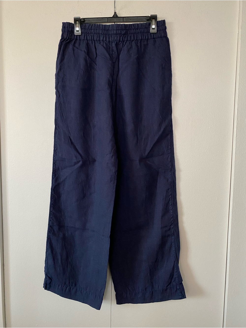 Tommy Bahama Women's Two Palms High-Rise Linen Easy Pants Navy Blue Size S - Picture 5 of 8